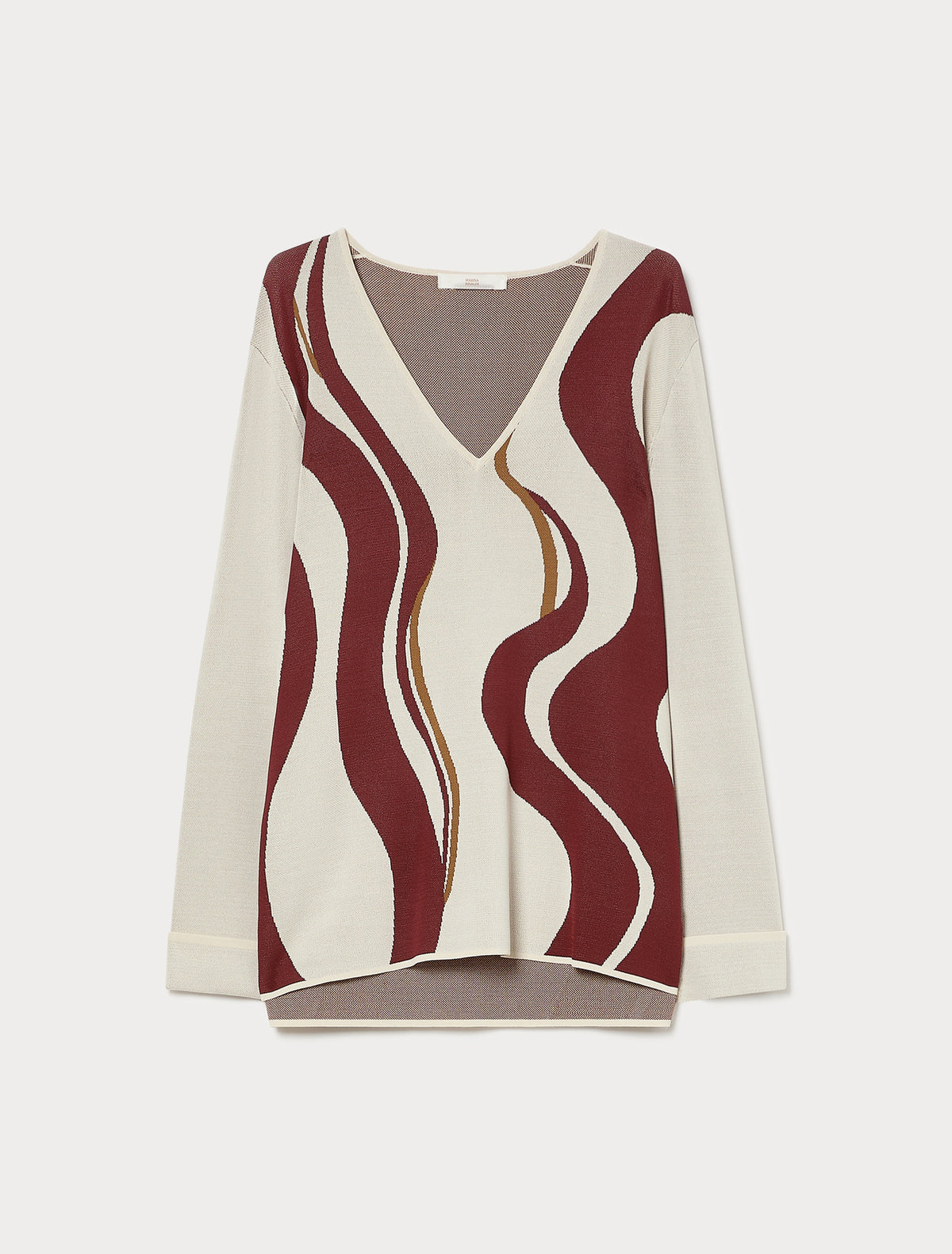 Marina Rinaldi jacquard viscose sweater for woman