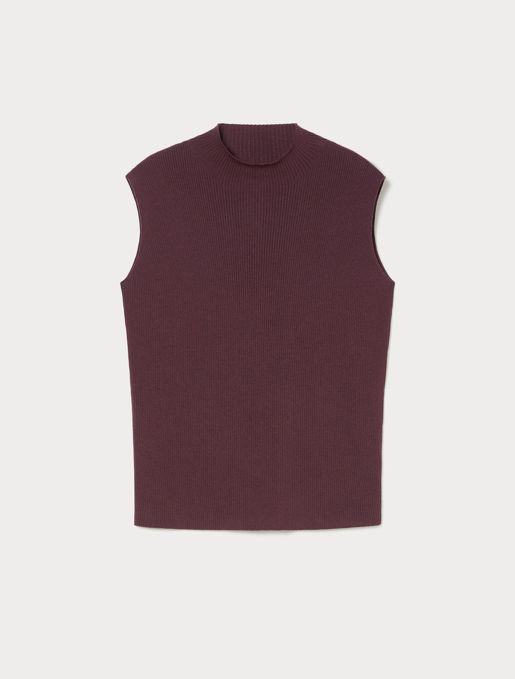 Pure wool polo neck jumper