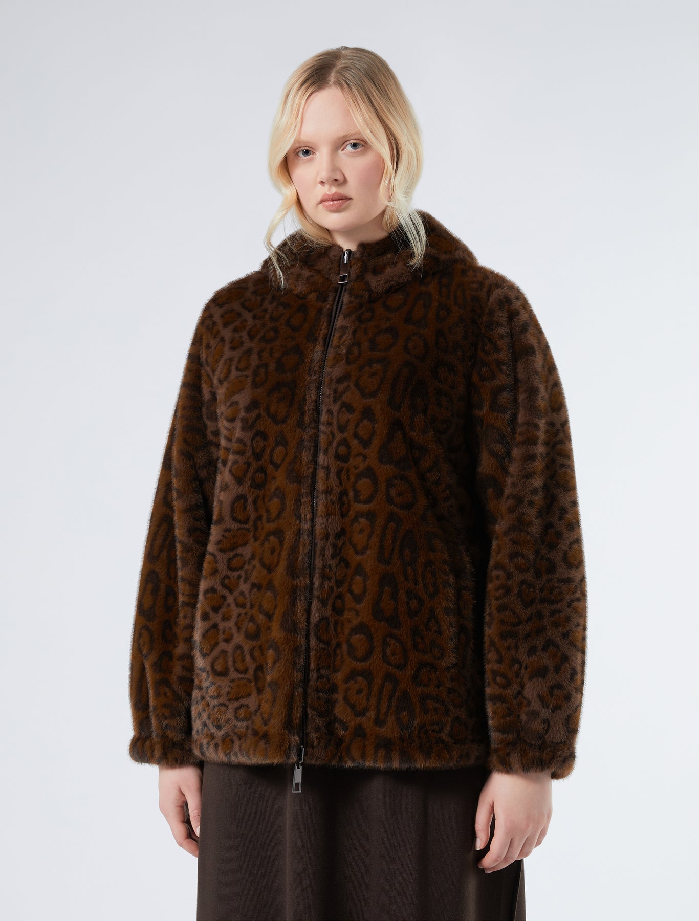 Reversible jacket with a soft texture