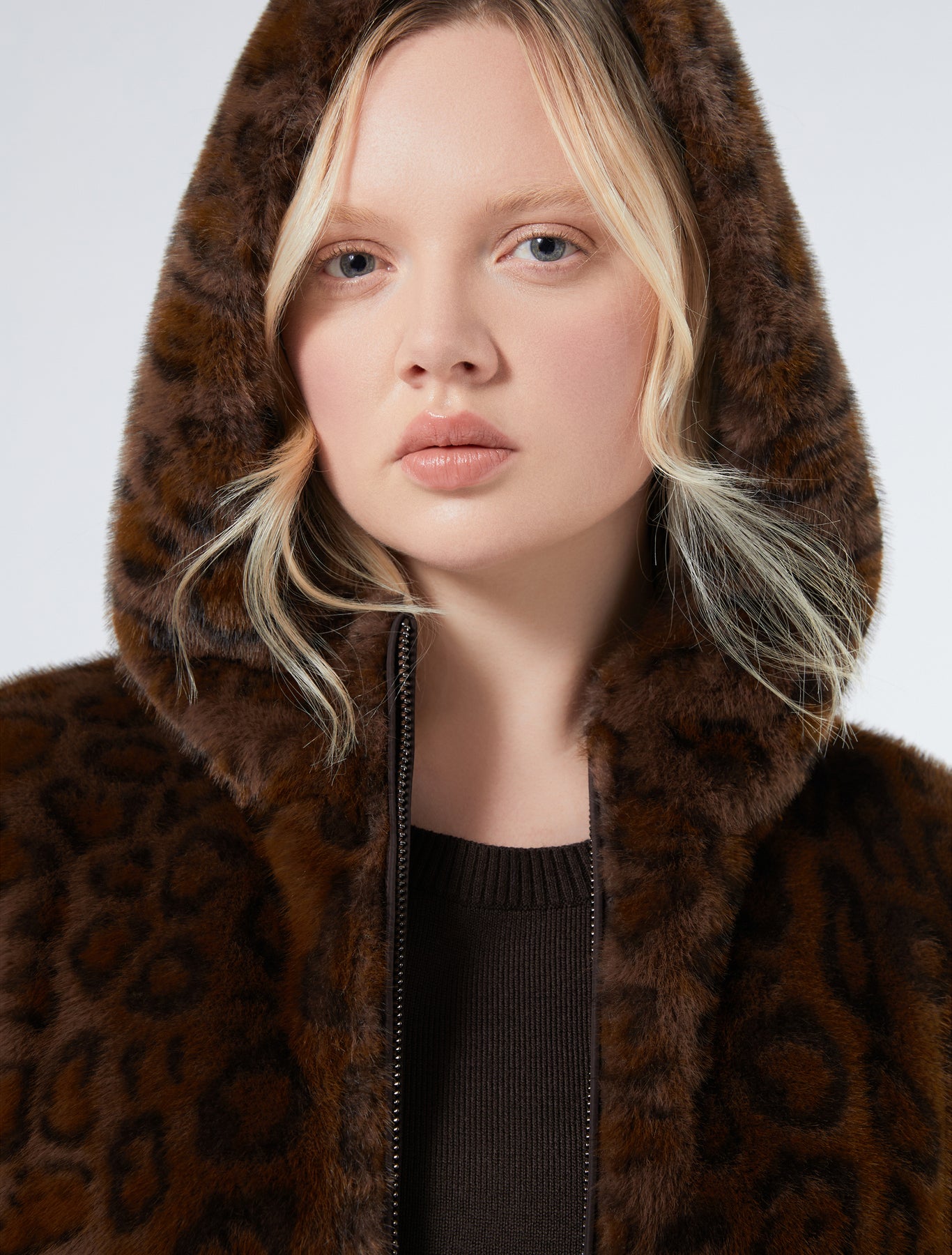 Reversible jacket with a soft texture