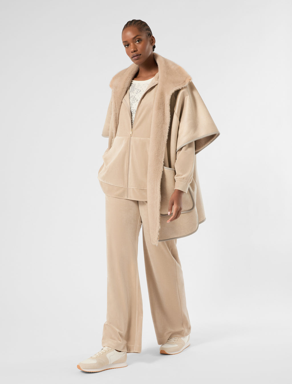 Marina Rinaldi reversible cape jacket for woman