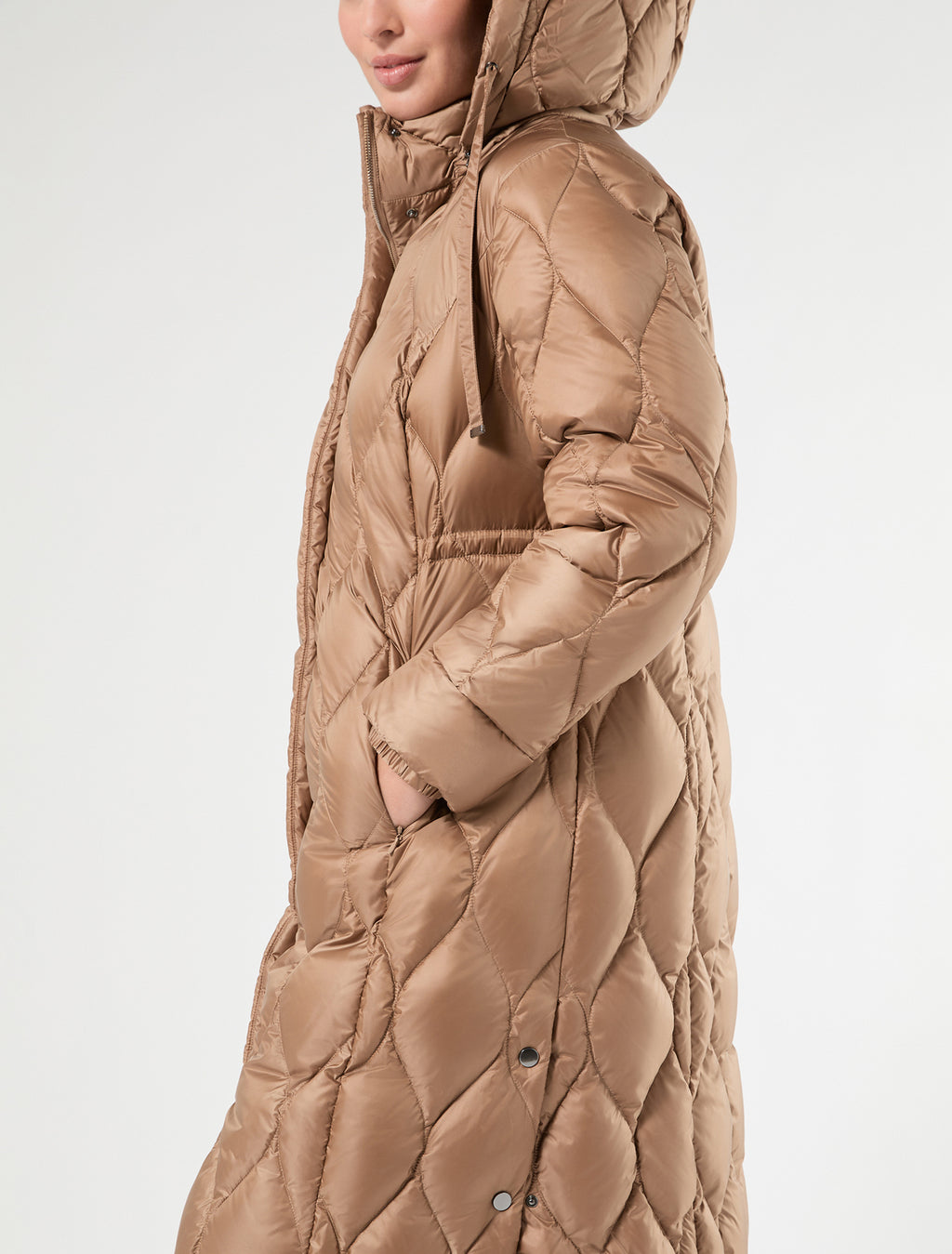 Marina Rinaldi water-repellent nylon down jacket for woman