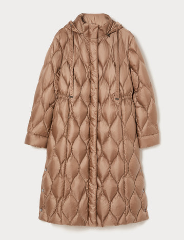 Marina Rinaldi water-repellent nylon down jacket for woman