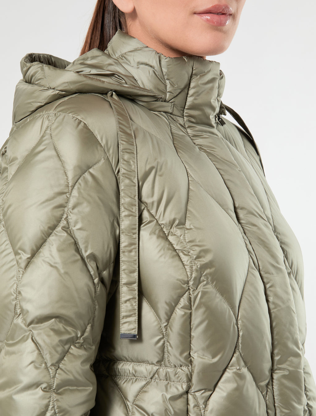 Marina Rinaldi water-repellent nylon down jacket for woman
