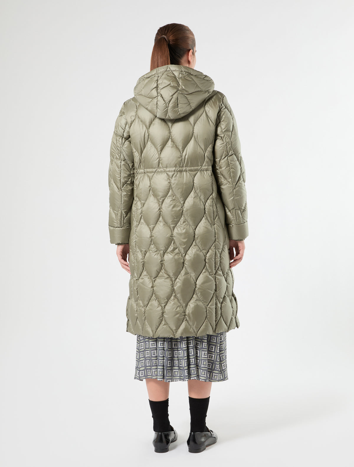 Marina Rinaldi water-repellent nylon down jacket for woman