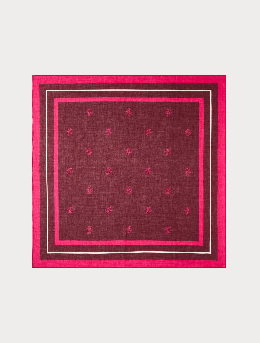 marina rinaldi cotton muslin scarf for woman
