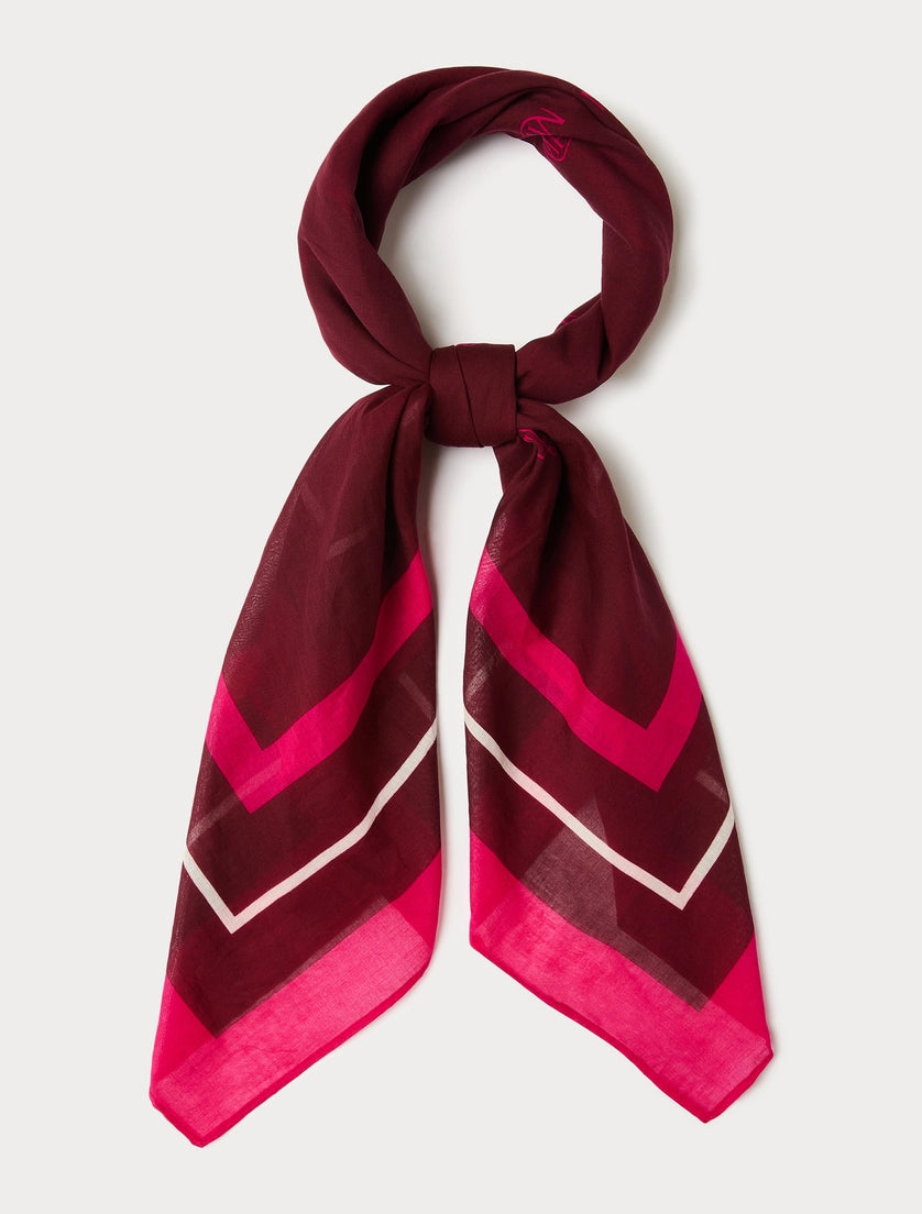 marina rinaldi cotton muslin scarf for woman