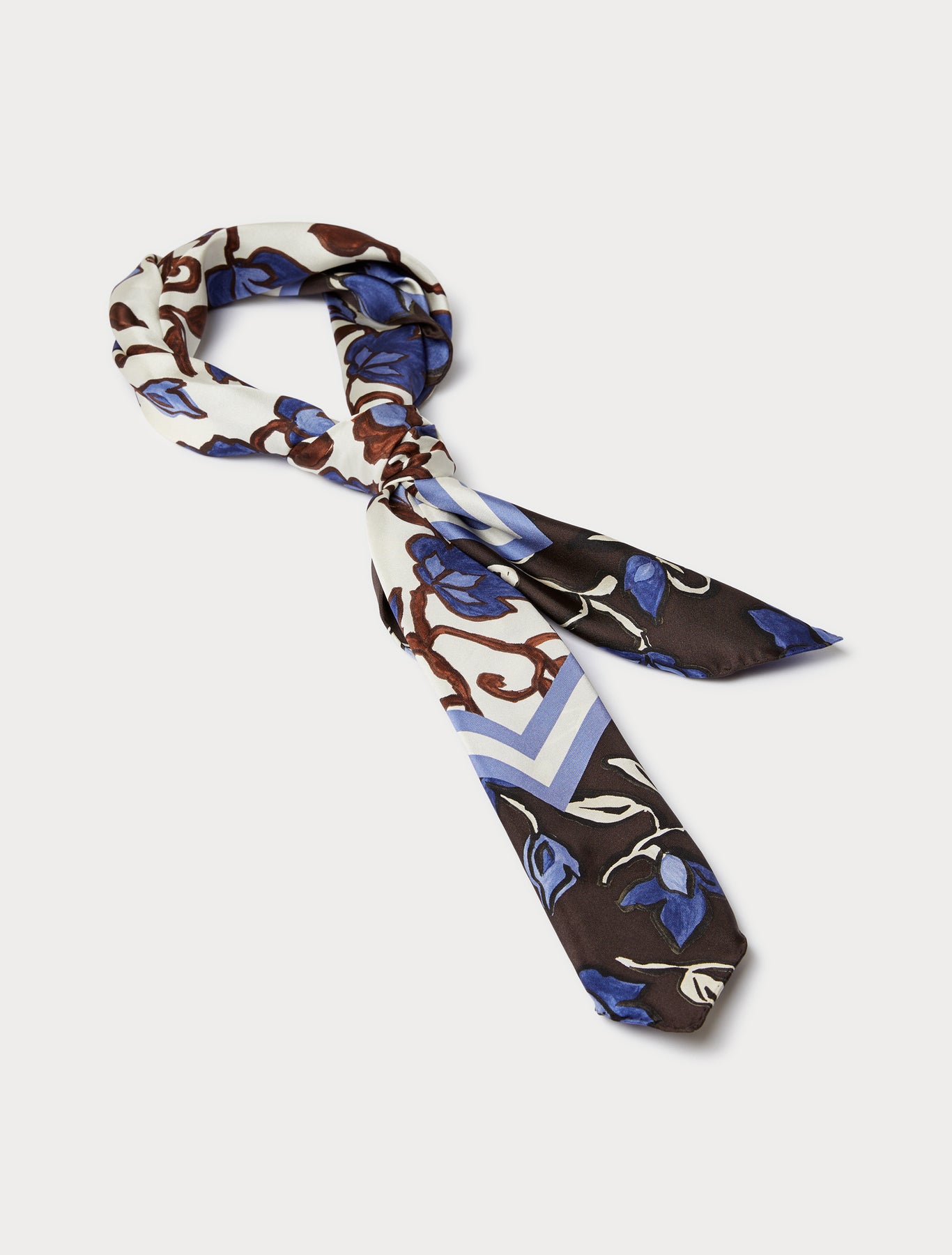 Silk twill scarf