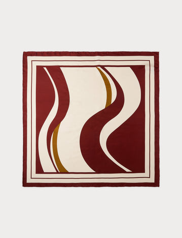 Marina Rinaldi silk twill scarf for woman