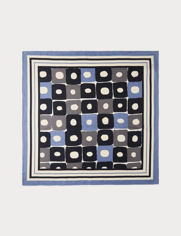 Silk twill scarf
