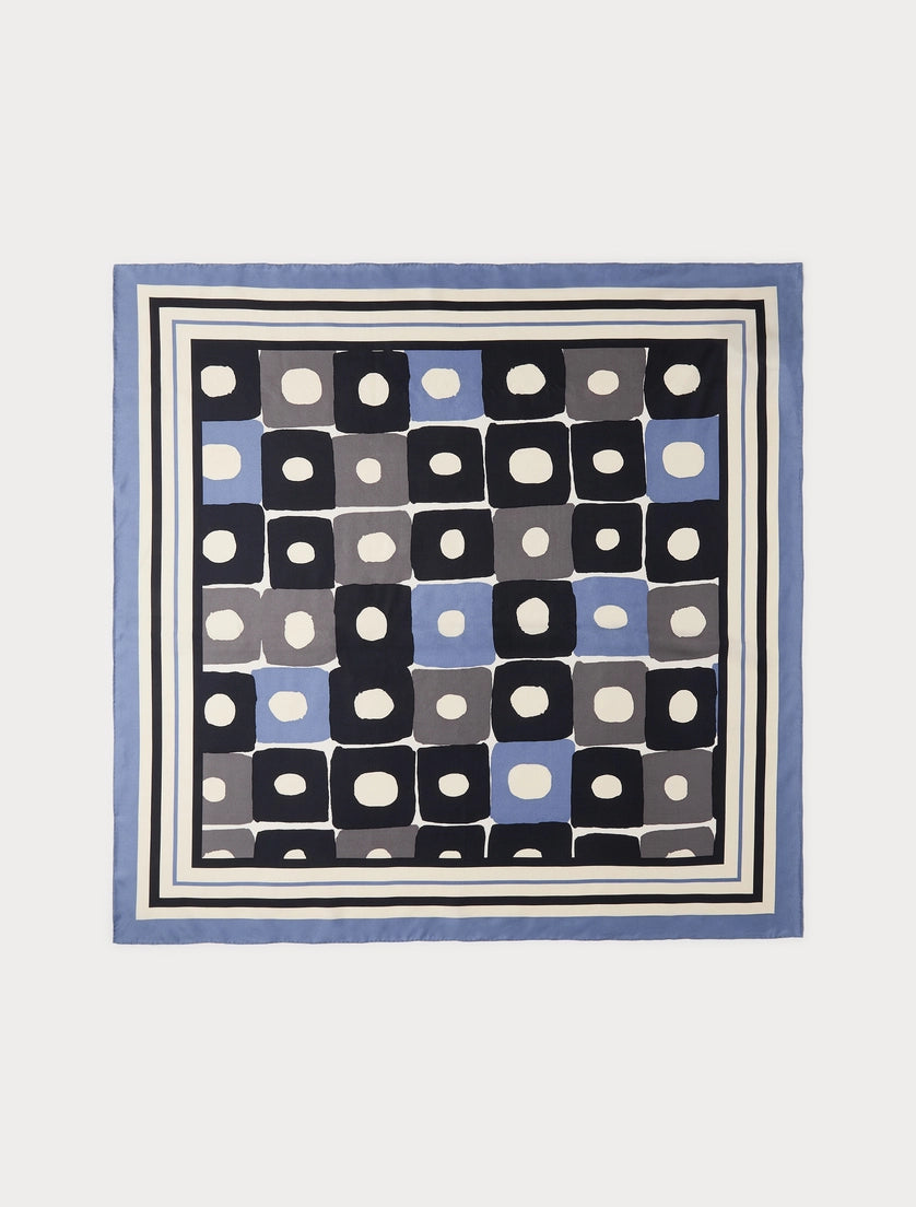 Silk twill scarf