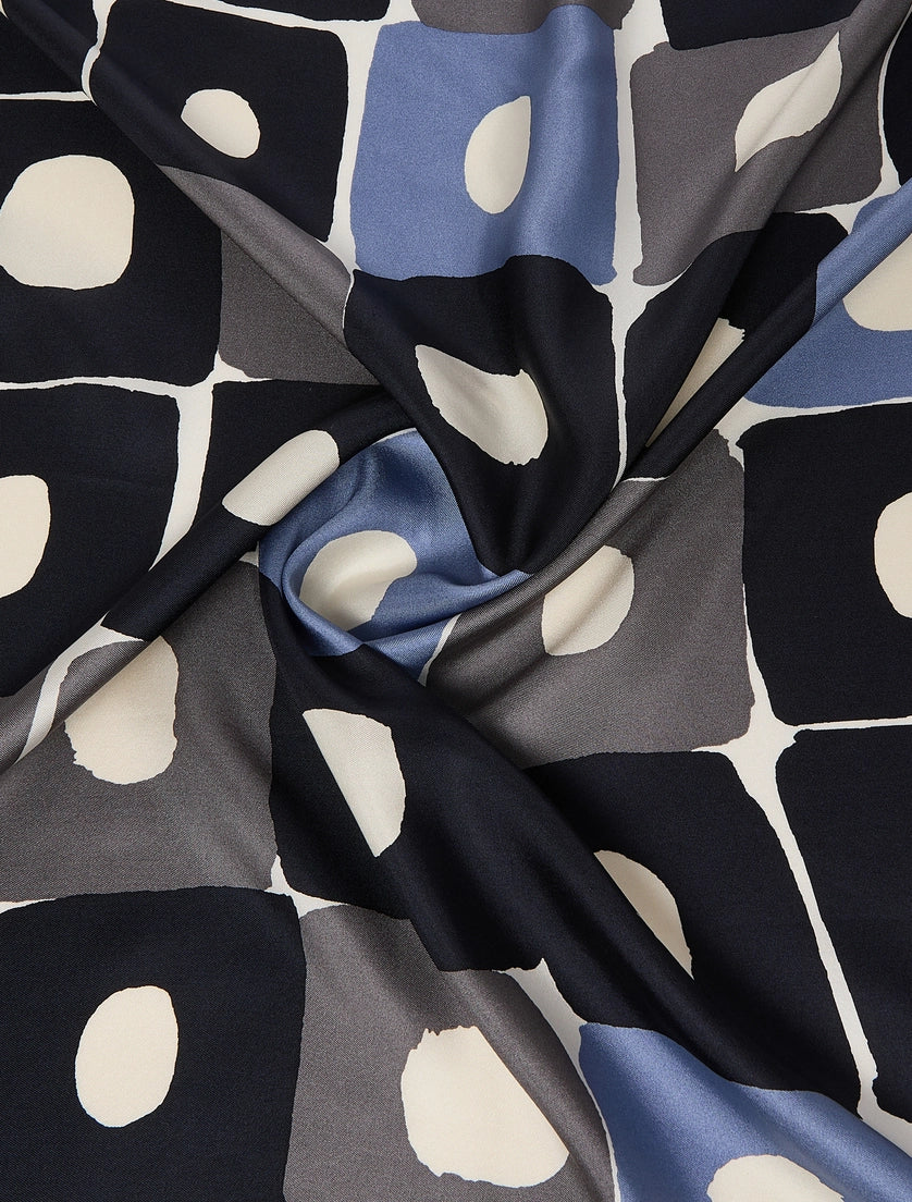 Silk twill scarf