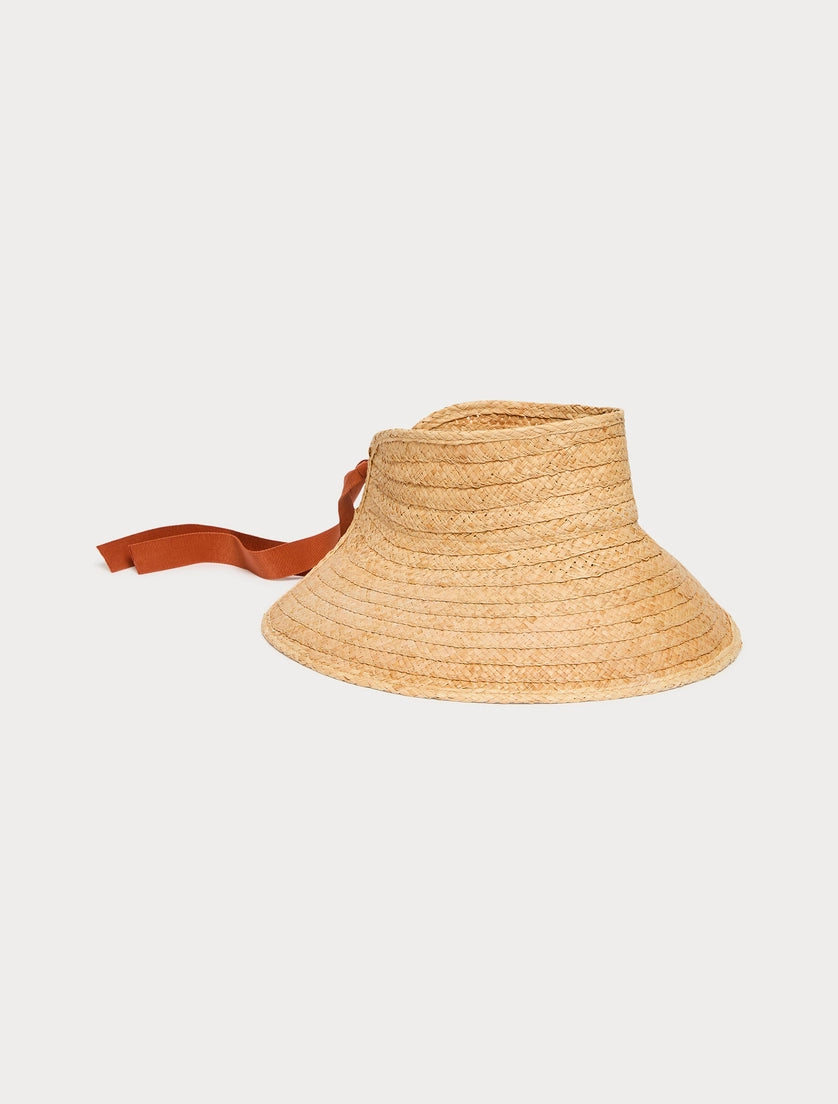 marina rinaldi Raffia visor