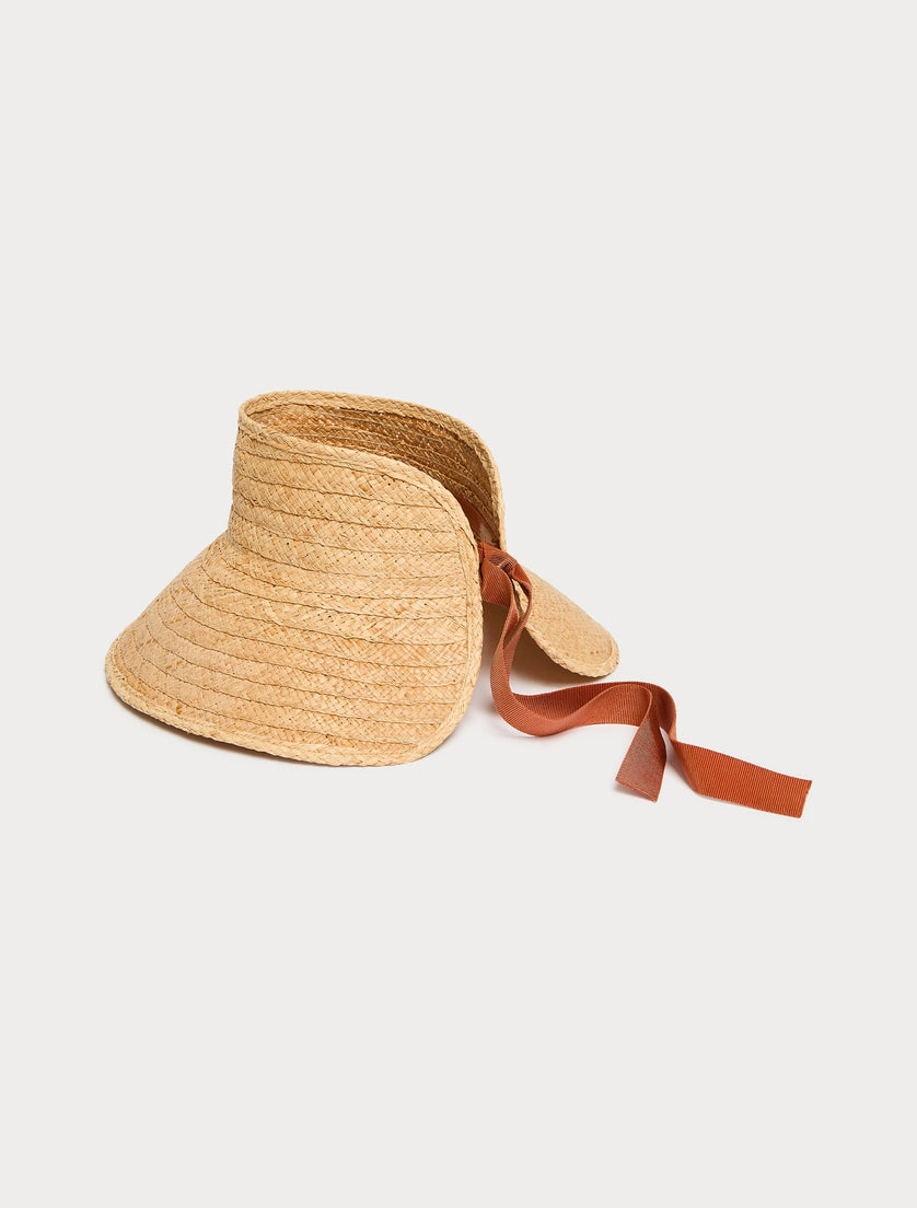 Raffia visor