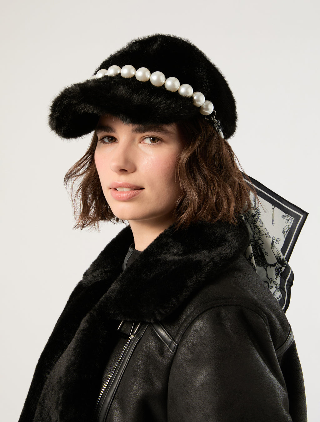 Marina Rinaldi fluffy-textured baseball cap for woman