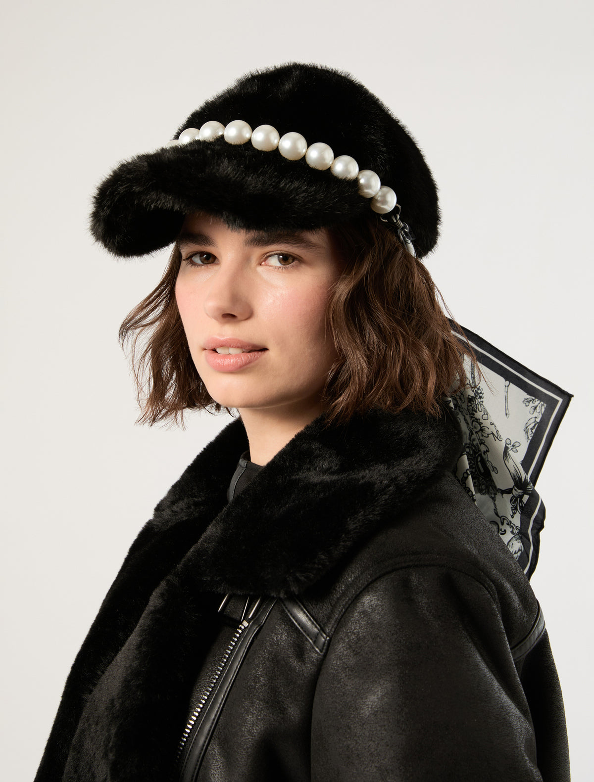 Marina Rinaldi fluffy-textured baseball cap for woman