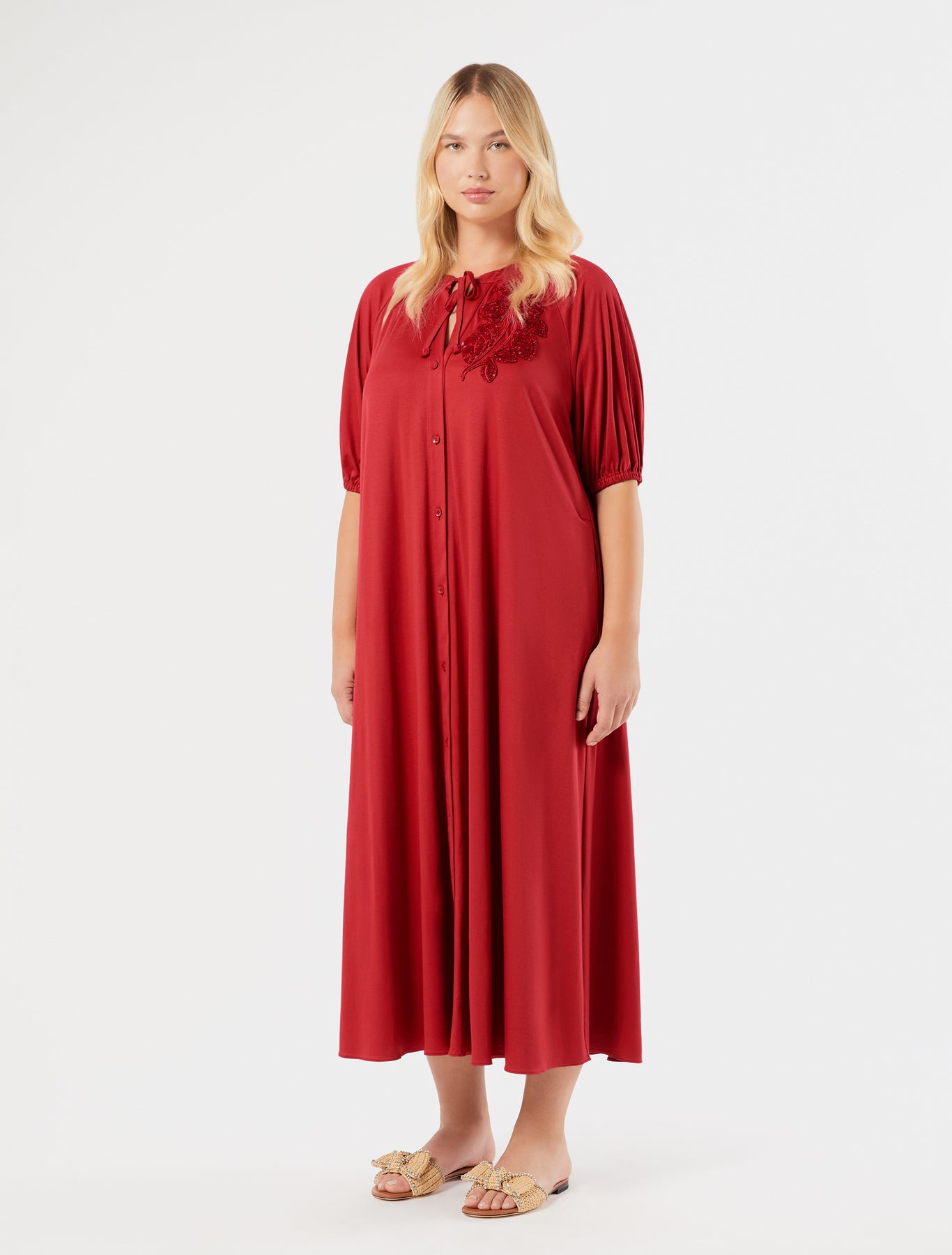 marina rinaldi jersey shirt dress for woman