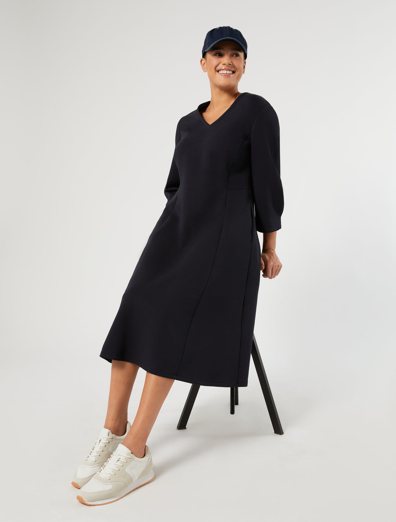 Marina Rinaldi scuba jersey dress for woman