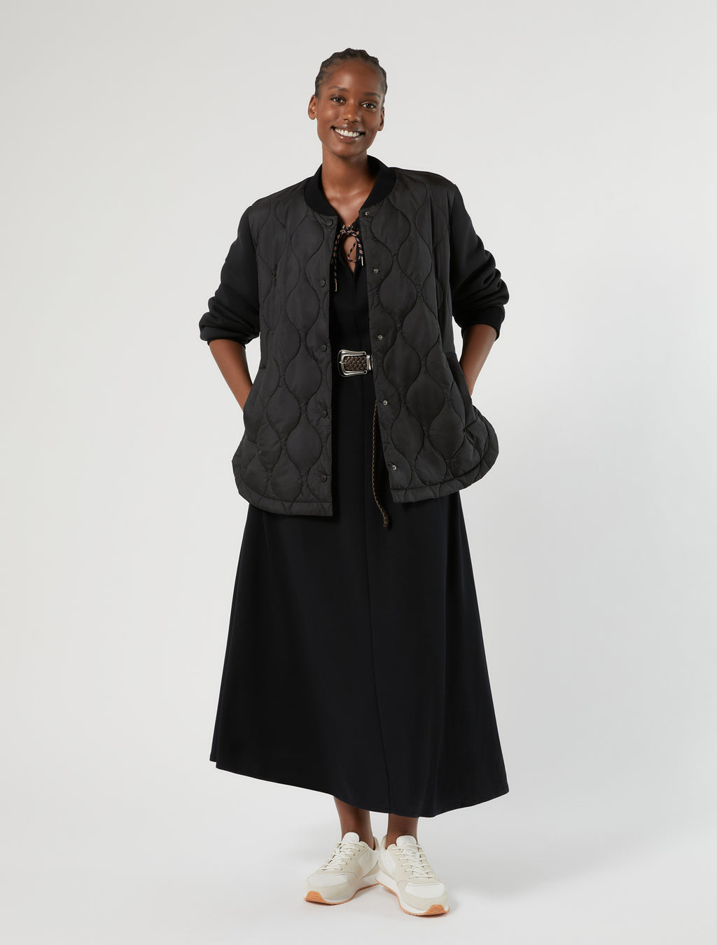 Marina Rinaldi double jersey dress for woman