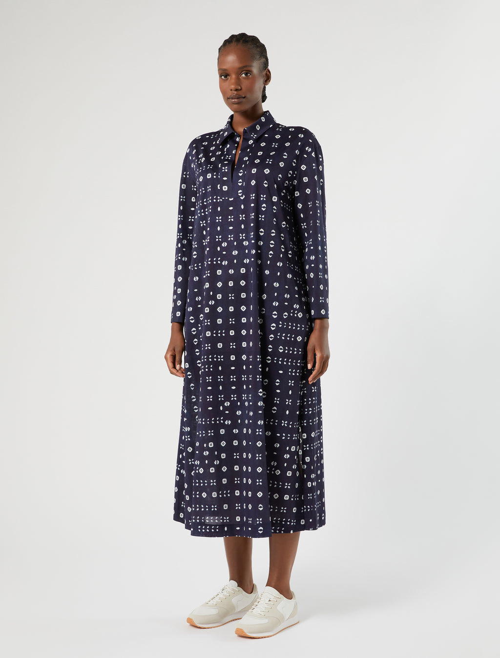 Marina Rinaldi cotton jersey dress for woman