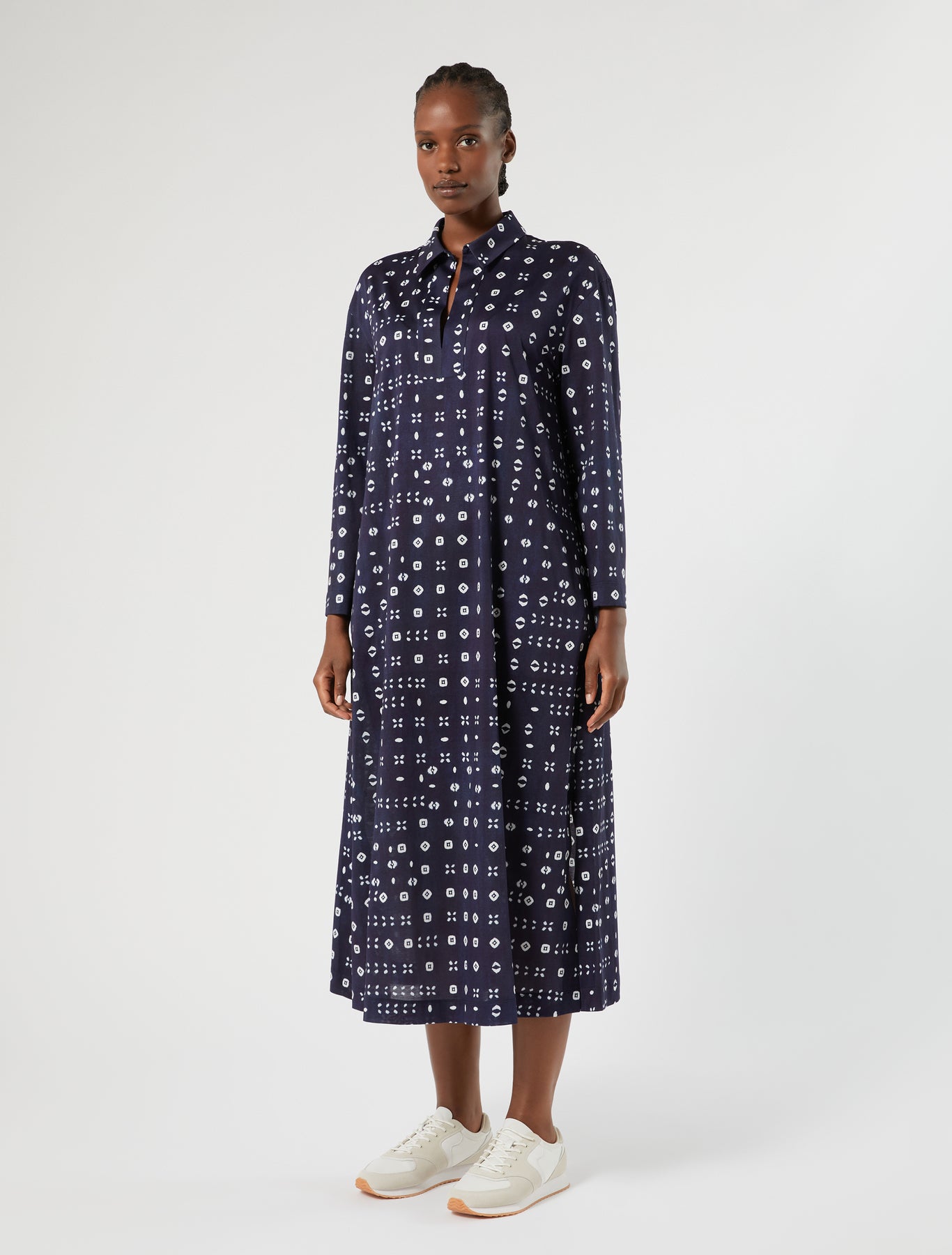 Marina Rinaldi cotton jersey dress for woman