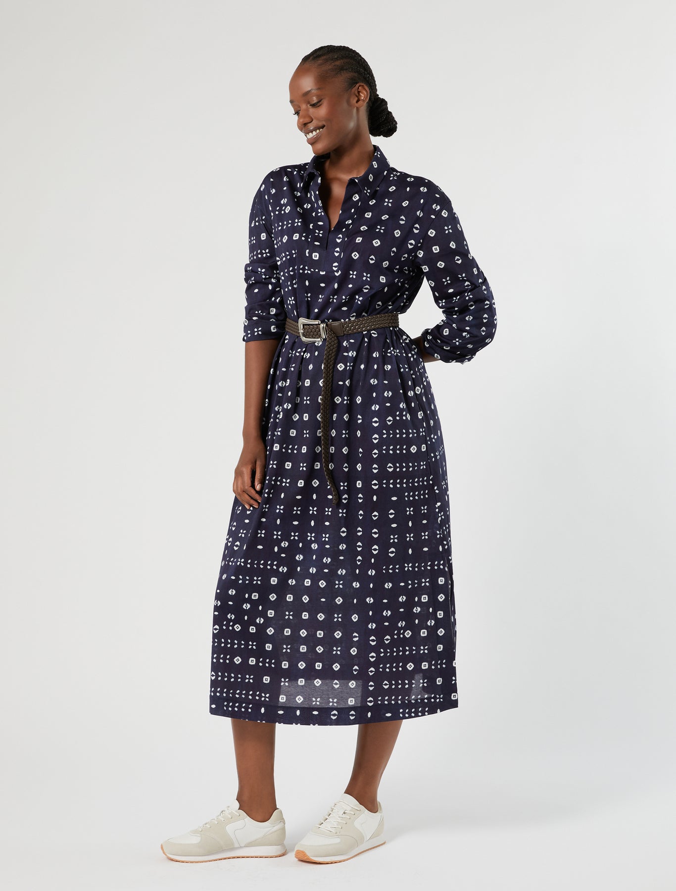 Marina Rinaldi cotton jersey dress for woman