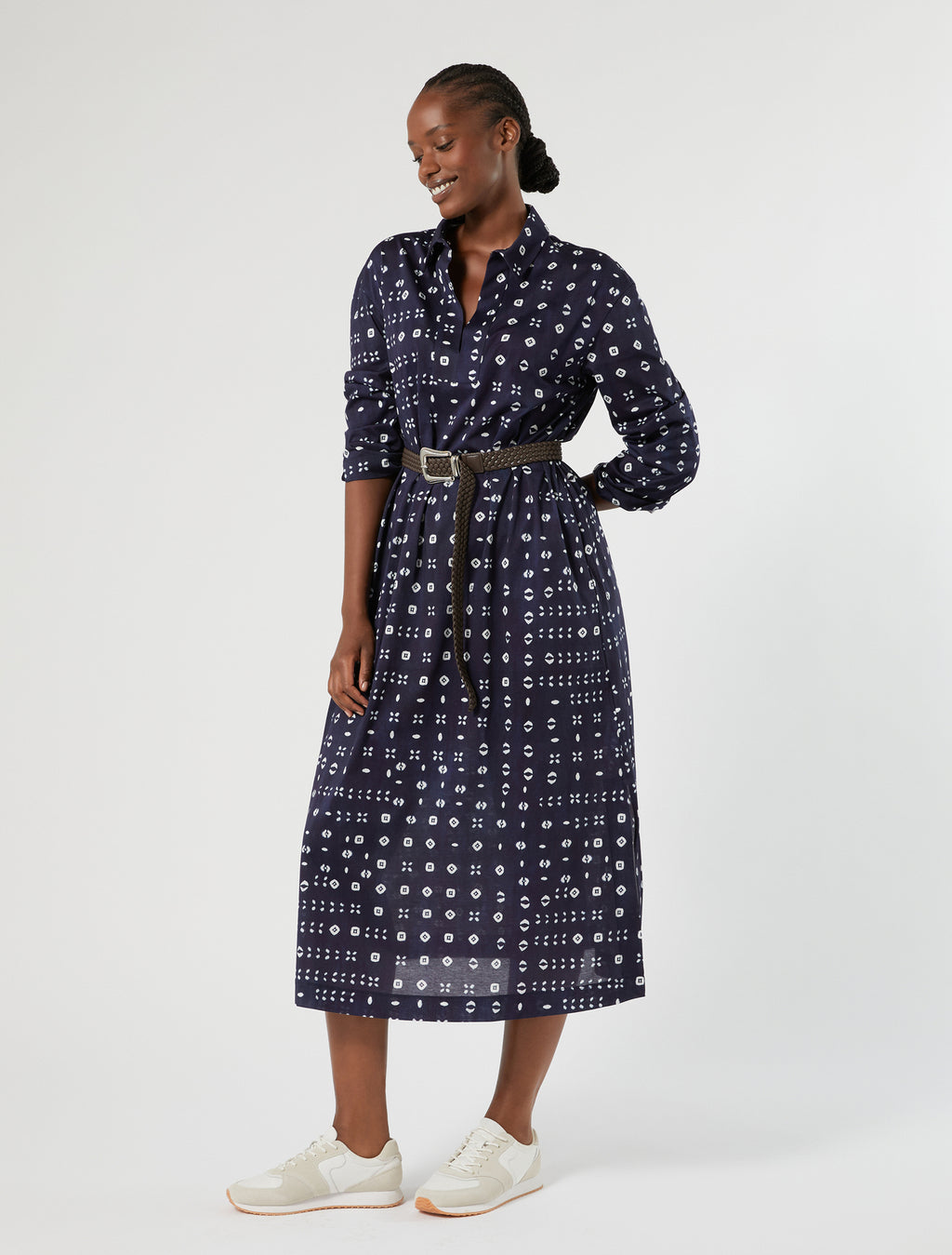 Marina Rinaldi cotton jersey dress for woman