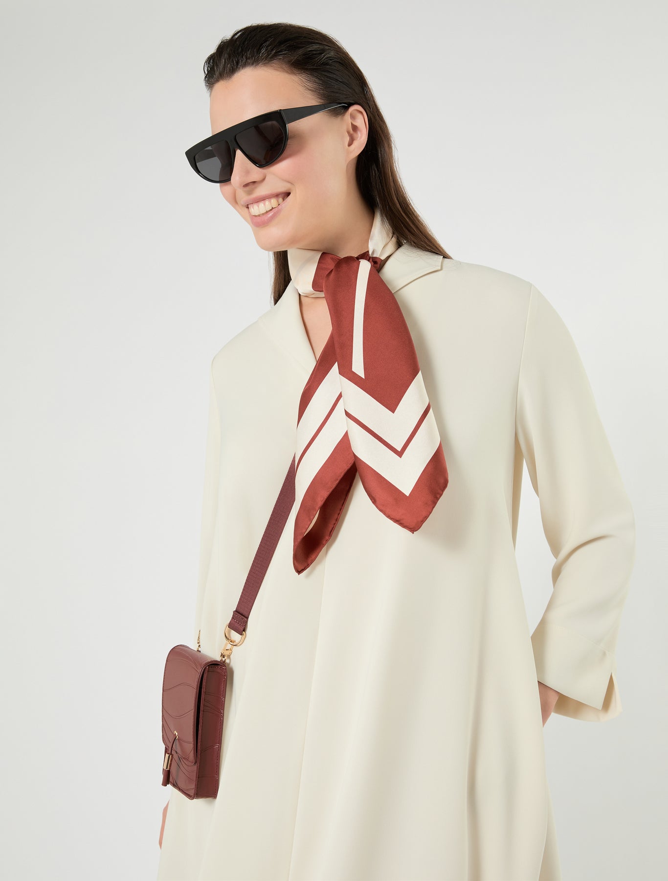 Marina Rinaldi phone case with wavy motif for woman