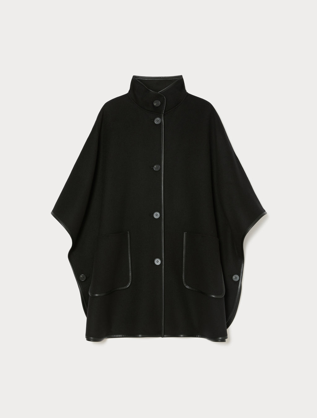 Marina Rinaldi double wool and nylon cape for woman