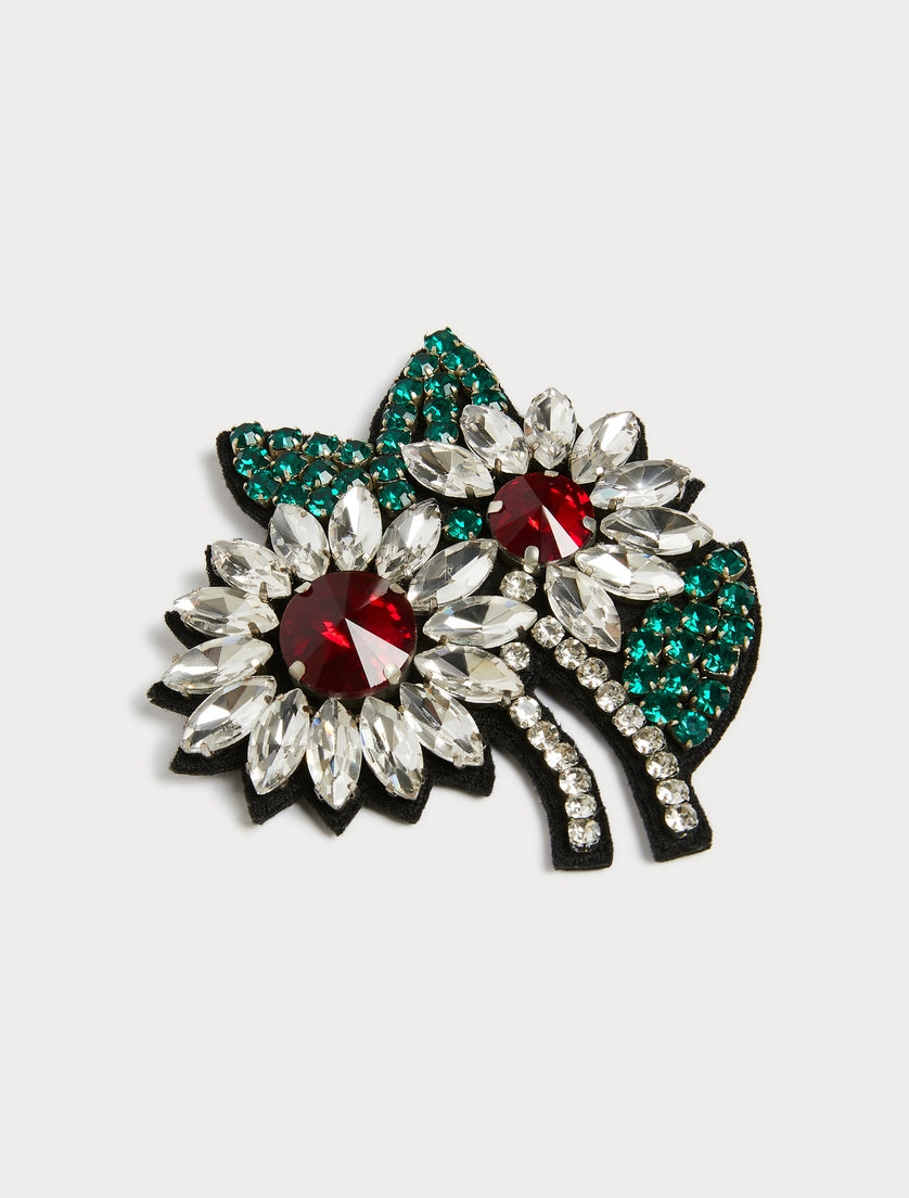Rhinestone brooches