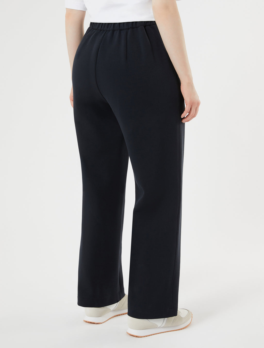 marina rinaldi double-faced jersey trousers for woman