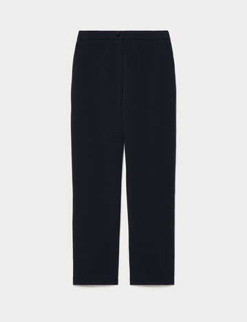 marina rinaldi double-faced jersey trousers for woman