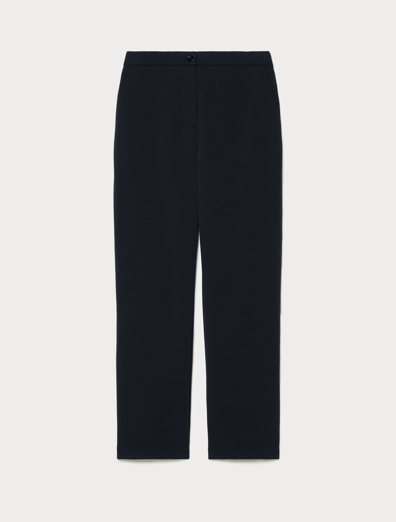 marina rinaldi double-faced jersey trousers for woman