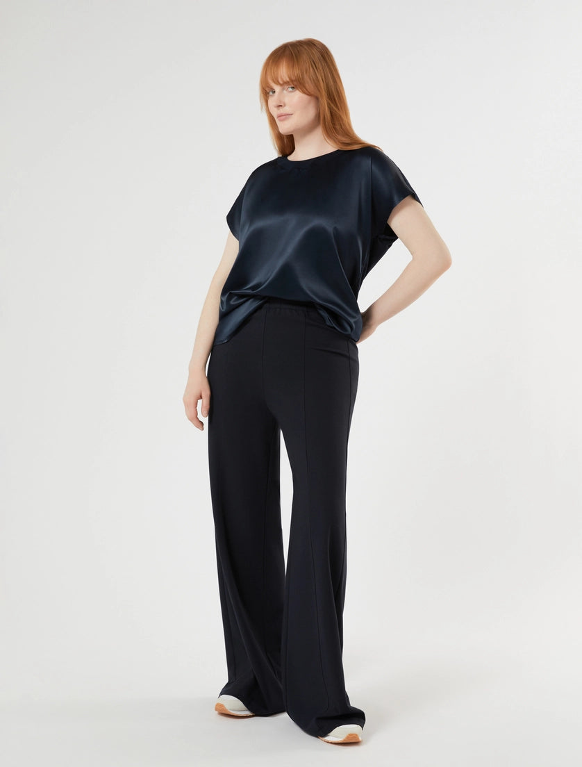marina rinaldi jersey trousers for woman