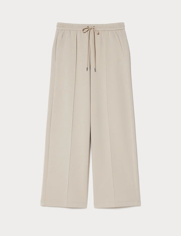marina rinaldi double-faced jersey trousers for woman