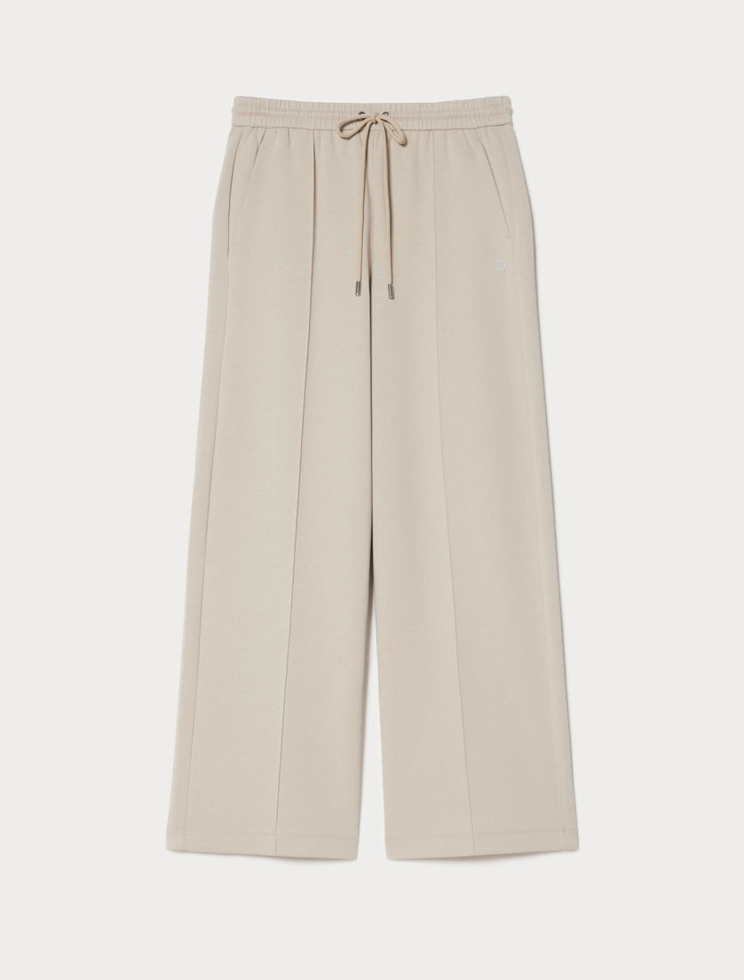 marina rinaldi double-faced jersey trousers for woman