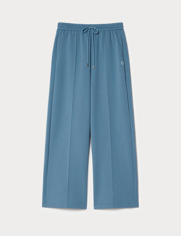 marina rinaldi double-faced jersey trousers for woman