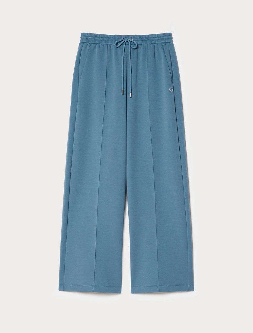marina rinaldi double-faced jersey trousers for woman