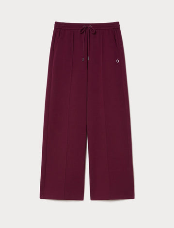 Double-faced jersey trousers