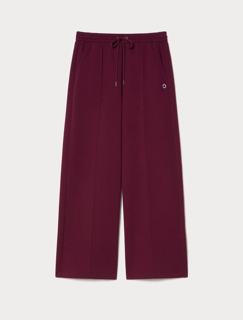 Double-faced jersey trousers