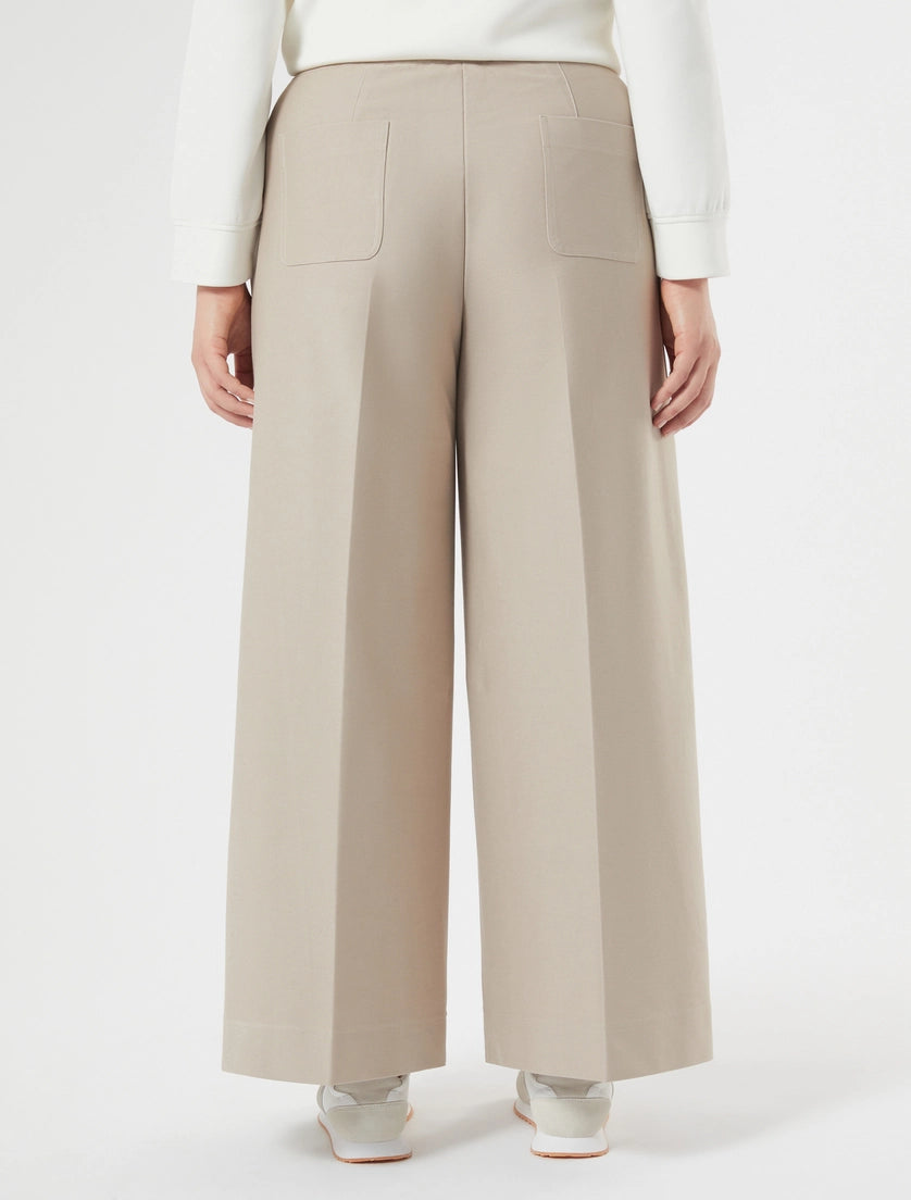 marina rinaldi jersey trousers for woman