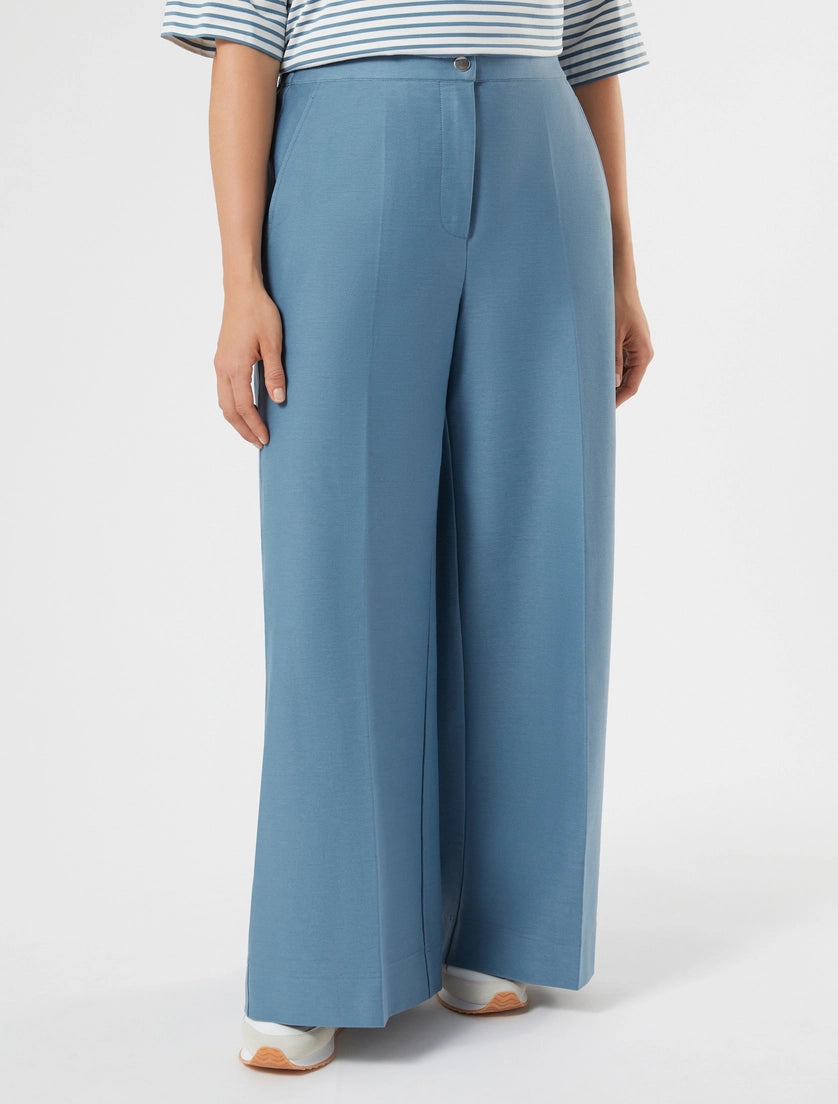 marina rinaldi jersey trousers for woman