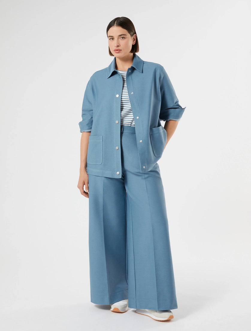 marina rinaldi jersey trousers for woman