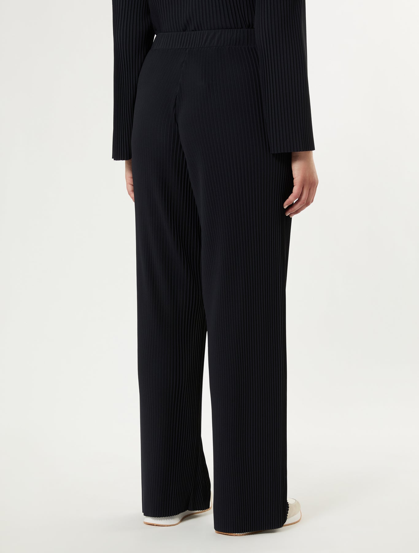 Marina Rinaldi pleated jersey trousers for woman