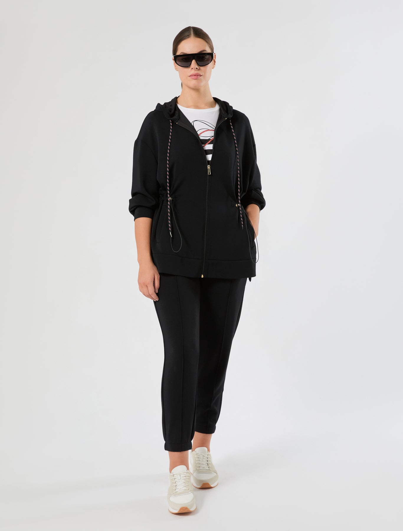 Marina Rinaldi jersey slim-fit trousers for woman