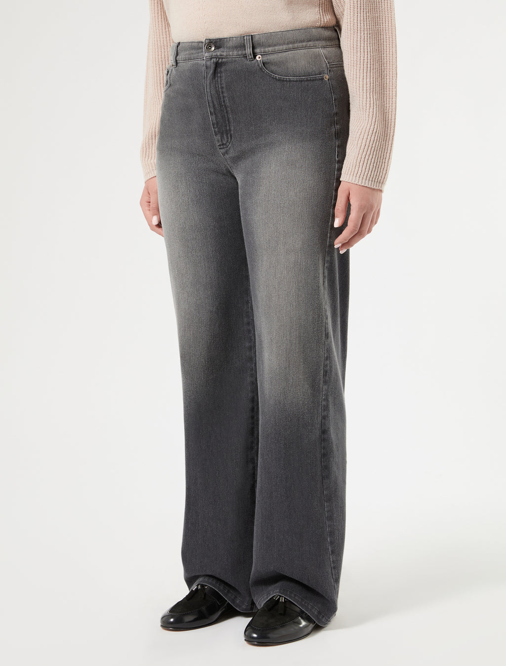 Marina Rinaldi denim-look jersey jeans for woman