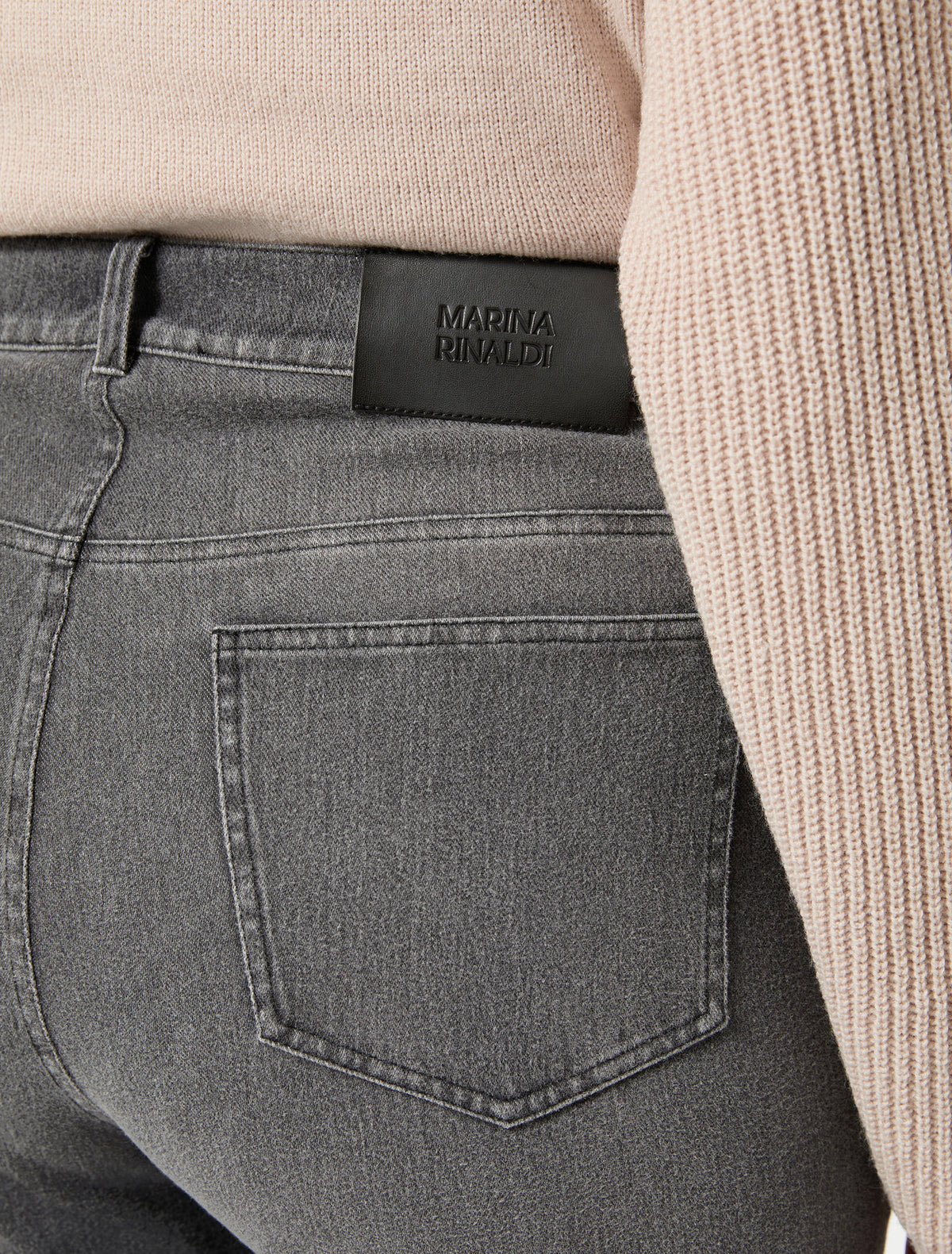 Marina Rinaldi denim-look jersey jeans for woman