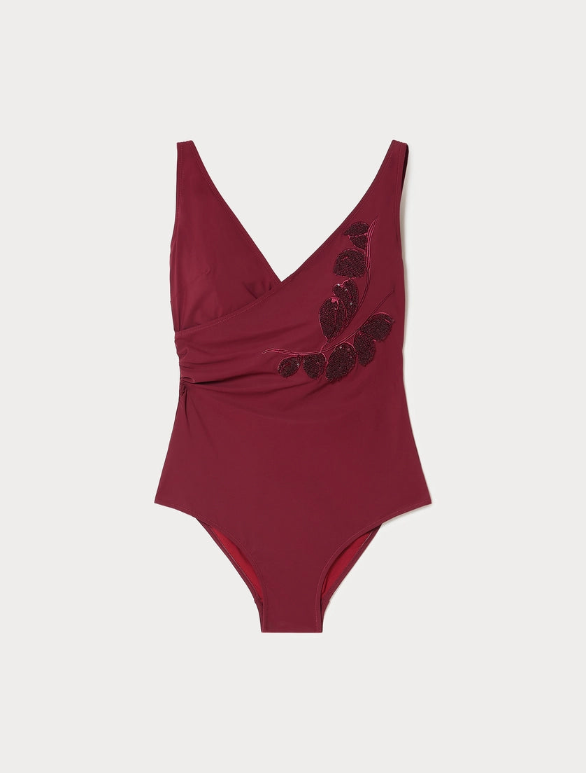 Embroidered swimsuit