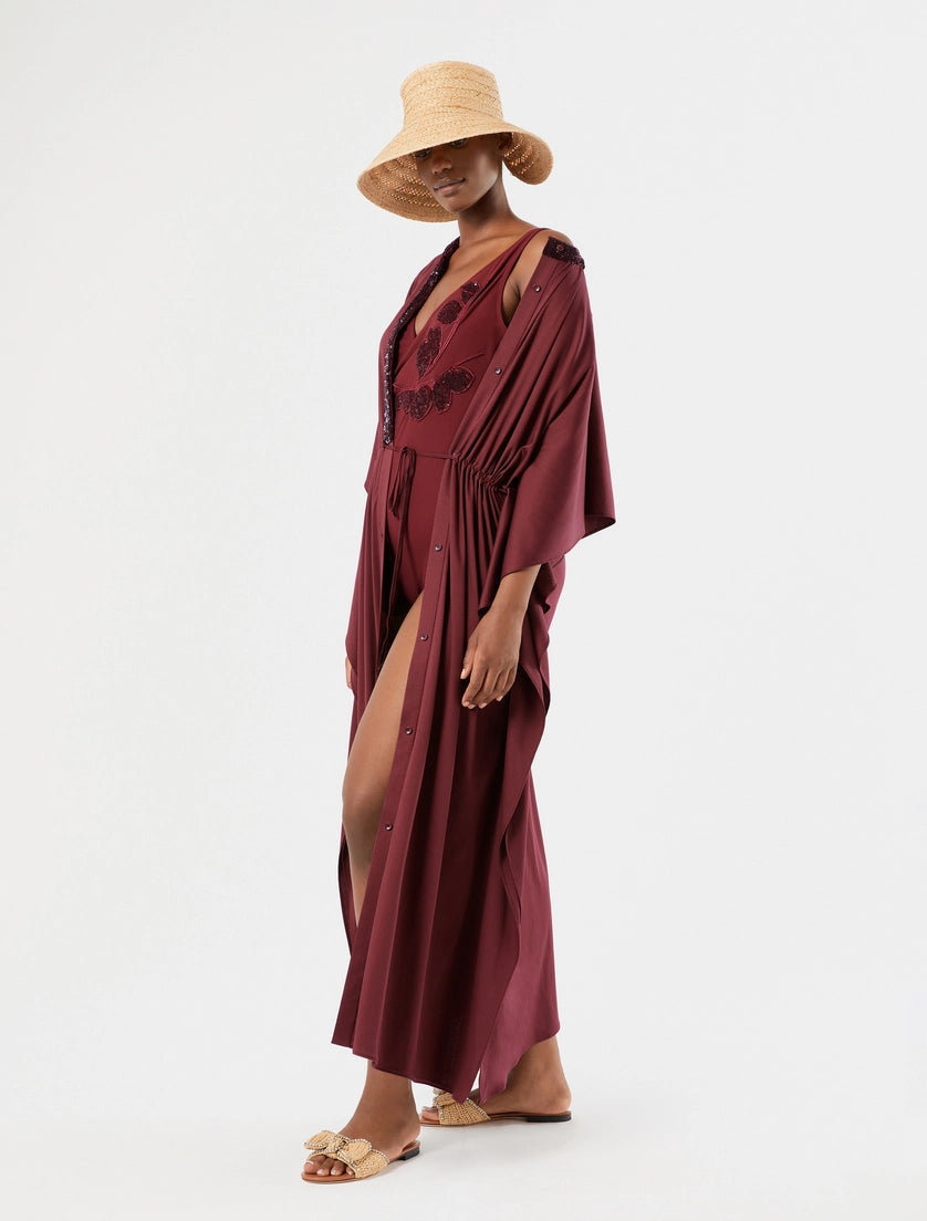 Embroidered swimsuit