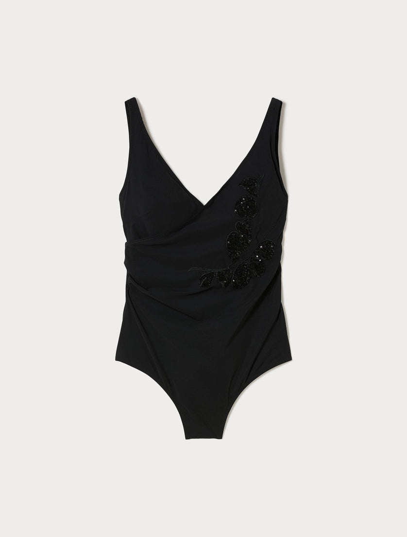 Embroidered swimsuit